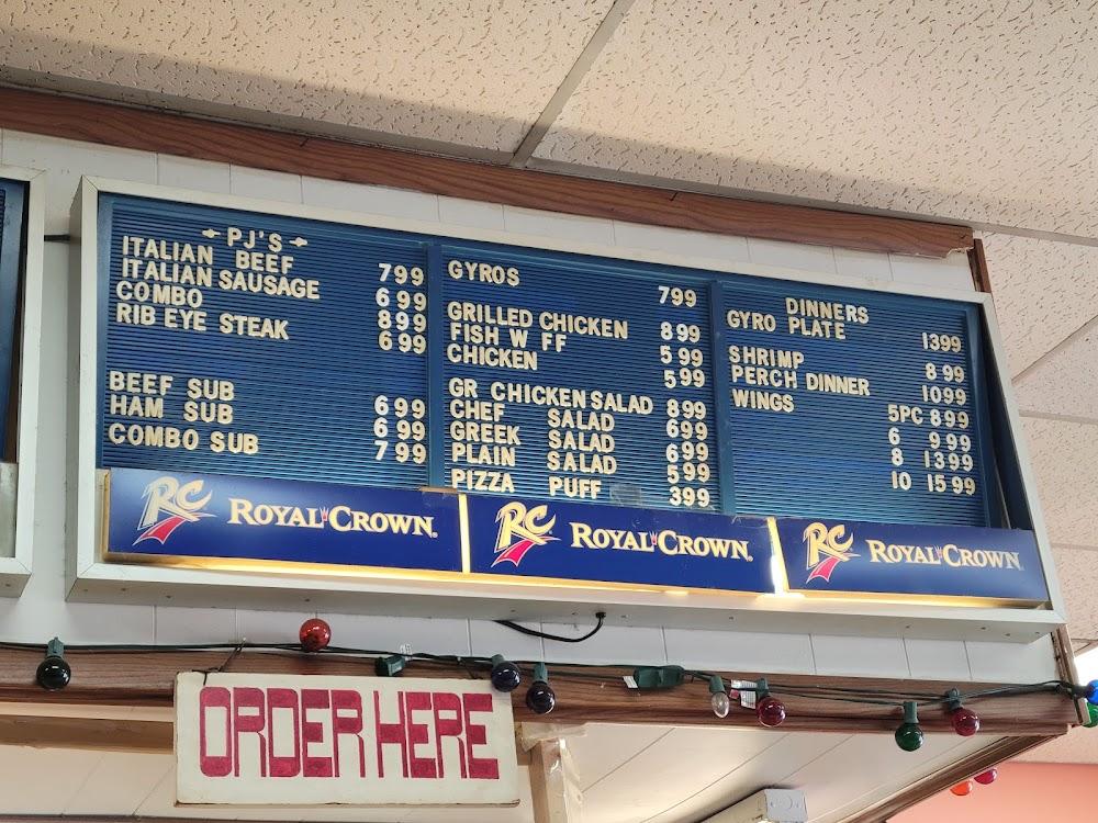 P & J's Drive-In Menu image 2